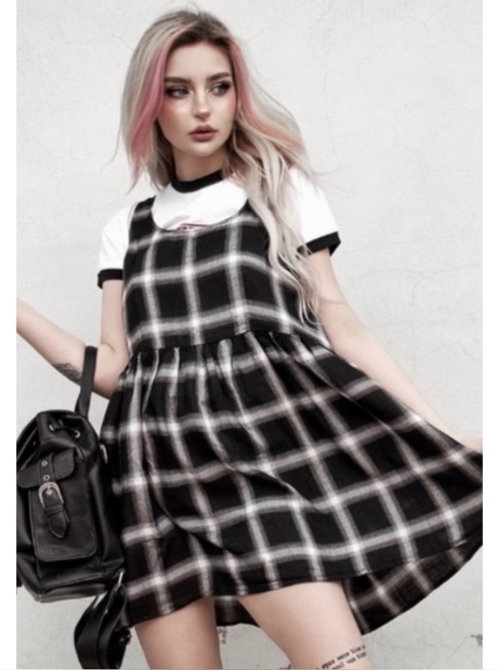 Disturbia Singles Plaid Dress 4